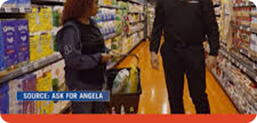 Decorative abstract image of two silhouetted people on a blue background.